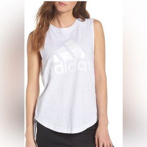 ADIDAS light blue tank top (logo)